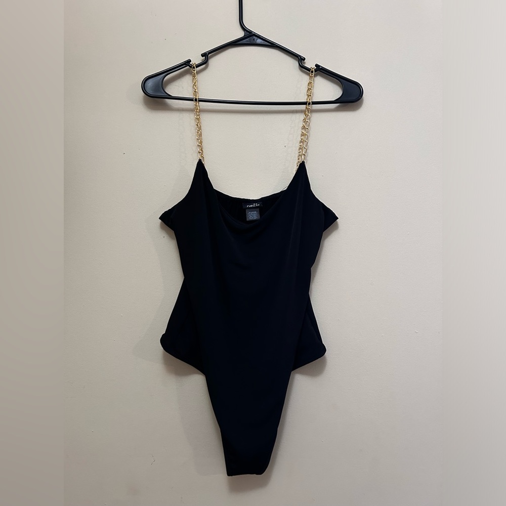 Rue 21 gold chain bodysuit